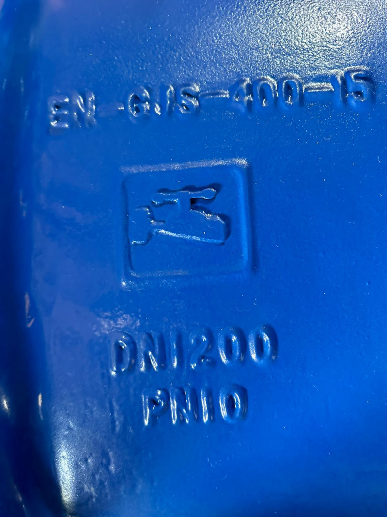 Затвор Ду1200 Ру10 с редуктором , уплотнение EPDM — 2