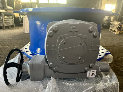 Затвор ду1000 ру10 уплотнение EPDM, редукторный