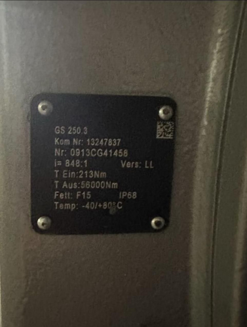 Затвор дисковый ВЧ ду1600 ру10 уплотнение EPDM, редукторный — 2