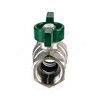 Кран шаровой латунь хром R251W Ду 20 Ру42 ВР бабочка зеленая Giacomini R251WX024 — 15