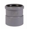 Муфта PP-H насадная с уплотнительной манжетой серая HT HTAM Дн 110 б/нап в/к Ostendorf 115810, миниатюра — 4