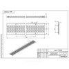 Решетка штампованная стальная SteeStart под крепеж DN100 L=1м А15 15кН СТИЛОТ P1020А, миниатюра — 2