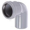 Отвод PP-H серый Дн 50х87гр б/нап в/к RTP (РосТурПласт) 36658 — 4