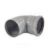 Отвод PP-H с выходом фронтально-вверх серый Дн 110х50х87гр б/нап в/к VALFEX 23125150, миниатюра — 10