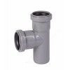 Тройник PP-H серая HT HTEA Дн 50х50х87гр б/нап в/к Ostendorf 112400, миниатюра — 8
