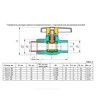Кран шаровой PP-R белый Дн 25х3/4" Ру25 НР VALFEX 10144225, миниатюра — 1