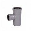 Тройник PP-H переходной серая HT HTEA Дн 75х50х87гр б/нап в/к Ostendorf 113410, миниатюра — 0