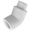 Угольник PP-R белый Дн 25х45гр Ру25 внутр/наруж пайка RTP (РосТурПласт) 14222, миниатюра — 1