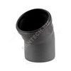 Отвод НПВХ серый Дн 50х87гр б/нап в/к Хемкор 2391028, миниатюра — 0