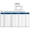 Переход PP-MD эксцентрический бесшумный светло-серый Skolan Safe SKR Дн 160х135 (DN160х125) б/нап в/к Ostendorf 337700, миниатюра — 2