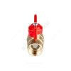 Кран шаровой латунь Стандарт Ду 20 Ру40 ВР полнопроходной бабочка Dist 312Б — 10