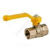 Кран шаровой латунь газ Стандарт 220 аналог 11б27п1 Ду 20 Ру16 ВР полнопроходной рычаг ГАЛЛОП 116024, миниатюра — 4