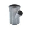 Тройник PP-H переходной серый Дн 110х50х45гр б/нап в/к RTP (РосТурПласт) 36573 — 1