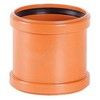 Муфта НПВХ ремонтная коричневая Дн 110 б/нап в/к Хемкор 2491099 — 1