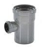 Тройник НПВХ серый Дн 110х50х87гр б/нап переходной в/к ТУ 6-49-33-92 Агригазполимер — 2