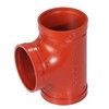 Тройник равносторонний под муфту грувлок ковкий чугун XGQT07 Ду32 (Дн42) Ру25 JIANZHI — 2
