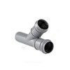 Тройник PP-H серый Дн 50х50х45гр б/нап в/к RTP (РосТурПласт) 36561 — 3