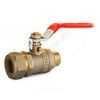 Кран шаровой латунь Ду 15х1/2" Ру50 НР/обжим рычаг красный STAHLMANN SVLM1501/2NEF, миниатюра — 1