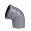 Отвод PP-H серый HT HTB Дн 110х67гр б/нап в/к Ostendorf 115130 — 3