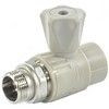 Кран шаровой PP-R серый Дн 20х1/2" НР прямой для радиатора VALFEX 10149020Г — 3