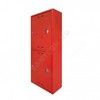 Шкаф пожарный навесной закрытый ШПК 320-21 НЗК универсальный с замком 1265х520х230 красный ФАЭКС, миниатюра — 2
