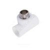 Тройник PP-R комбинированный белый Дн 32х3/4" НР PRO VALFEX 10128132-PRO — 1