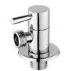 Клапан (вентиль) латунь бытовой хром угловой 1073 G1/2"х3/8" Ру16 НР с отражателем Aquasfera 1073-03 — 1