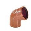 Отвод НПВХ коричневый Дн 110х67гр б/нап в/к KGB Ostendorf 220230, миниатюра — 0