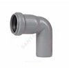 Отвод PP-H серый HT HTB Дн 75х87гр б/нап в/к Ostendorf 113140, миниатюра — 4