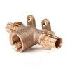 Тройник для PE-X труб аксиальный бронза Дн 16х1/2"х16 ВР с креплением RX+ Rehau 14562913001 — 1