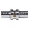 Муфта для PE-X труб аксиальная латунь хром Дн 25 THERM S Рехау 12591873002, миниатюра — 2