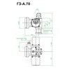 Электропривод многооборотный ГЗ-А70/12 А 220В IP65 ГЗ Электропривод