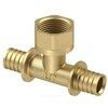 Тройник для PE-X/PE-RT труб аксиальный латунь Дн 20х1/2" ВР RTP (РосТурПласт) 28331