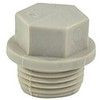 Заглушка (пробка) PP-R серая Дн 20х1/2" НР VALFEX 10163020Г, миниатюра — 1