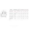 Тройник PP-R комбинированный белый Дн 25х1/2" ВР PRO VALFEX 10127125-PRO — 2