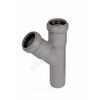 Тройник PP-H серая HT HTEA Дн 50х50х67гр б/нап в/к Ostendorf 112300 — 8
