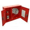 Шкаф пожарный навесной открытый ШП-КО-315 НОК с замком 650х840х230 красный Балтика Балтика-01, миниатюра — 1