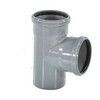 Тройник PP-H серый Дн 125х125х87гр б/нап в/к RTP (РосТурПласт) 36317 — 1
