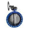 Затвор дисковый поворотный чугун 2110R Ду 250 Ру10/16 фл с редуктором диск чугун манжета EPDM Benarmo