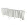 Радиатор трубчатый напольный РС 3-500 30 секций с боковой подводкой нв ВР G 1/2" с кронштейнами RAL 9016 (Белый) КЗТО РС35003012