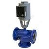 Клапан регулирующий чугун RV113M смесительно-разделительный Ду 150 Ру16 фл Kvs=360м3/ч с эл/приводом 3-х позиционным/аналоговым ANT40.11 24В LDM RV113M6331, миниатюра — 1