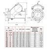 Клапан обратный чугун шаровой CBL4240 Ду 100 Ру10 Тмакс=80 оС фл шар чугун+NBR с самоочищающимся шаром Tecofi CBL4240-0100, миниатюра — 1