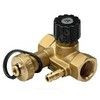 Клапан балансировочный ручной латунь 2013 Ду 25 G1" Ру16 Тмакс=120 оС ВР Kvs=4м3/ч с измерительными ниппелями EURO Aquasfera 2013-03