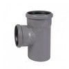 Тройник PP-H переходной серая HT HTEA Дн 125х110х87гр б/нап в/к Ostendorf 116410 — 1