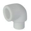 Угольник PP-R белый Дн 25х90гр Ру25 внутр/наруж пайка RTP (РосТурПласт) 19770, миниатюра — 0