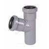 Тройник PP-H серая HT HTEA Дн 50х50х67гр б/нап в/к Ostendorf 112300 — 9